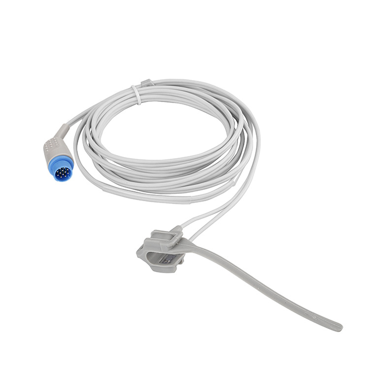 Baolaiet m Series Blood Oxygen Saturation Monitor Line Adult/Neonatal Nail Wrapped Bag Probe