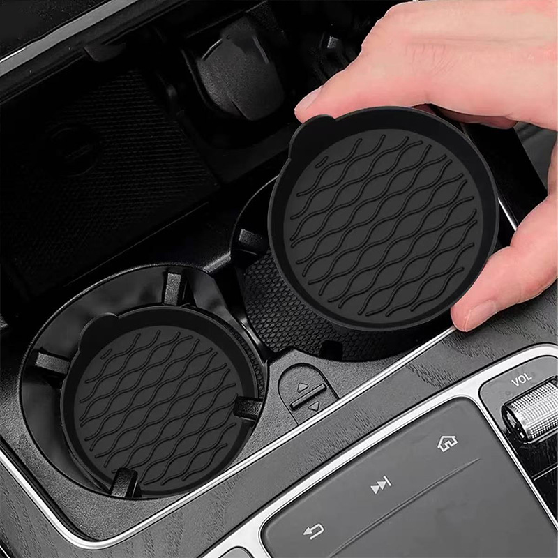 Кросс-бордерные популярные силиконовые подстаканники для автомобилей, водонепроницаемые, круглые, противоскользящие, аксессуары для интерьера автомобиля