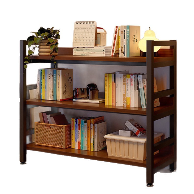 Bookshelf Storage Rack Floor Household Integrated Wall Living Room Shelf Display Shelf Student Library Simple Bookcase