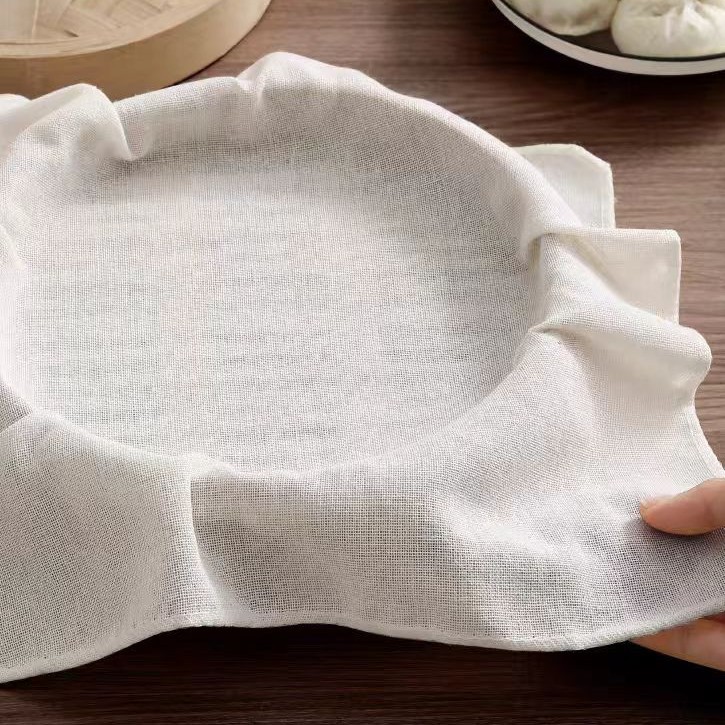 Steamer Cloth Pure Cotton Steamed Rice Gauze Filter Cloth Steamed Bun Steamer Cloth Steamer Mat Non-Stick Sand Cloth Household