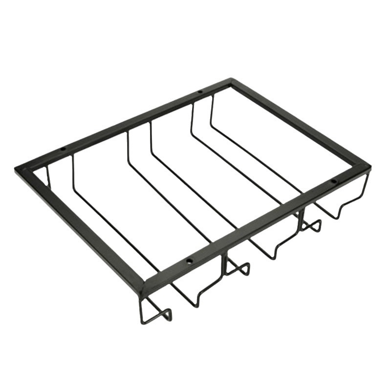 American Style Iron Goblet Inverted Hanger Simple Household Bar Hanging Wine Cup Rack Wine Glass Storage Rack