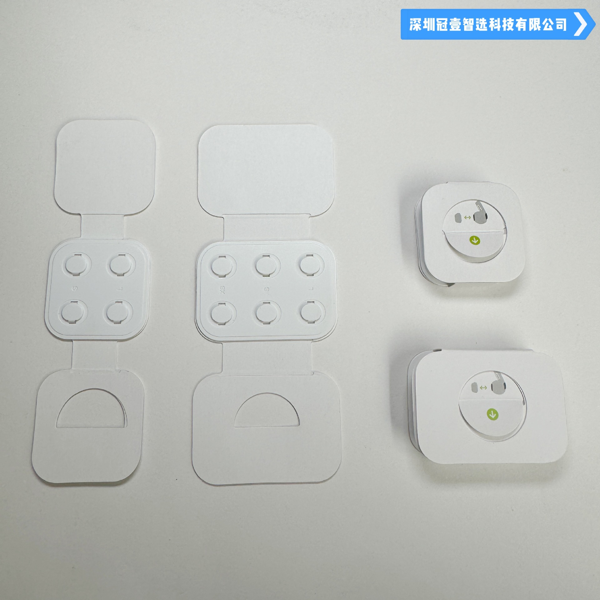 Suitable for Airpodspro earphone ear cap cardboard packaging Apple 1 generation 2 generation silicone ear cap cardboard packaging