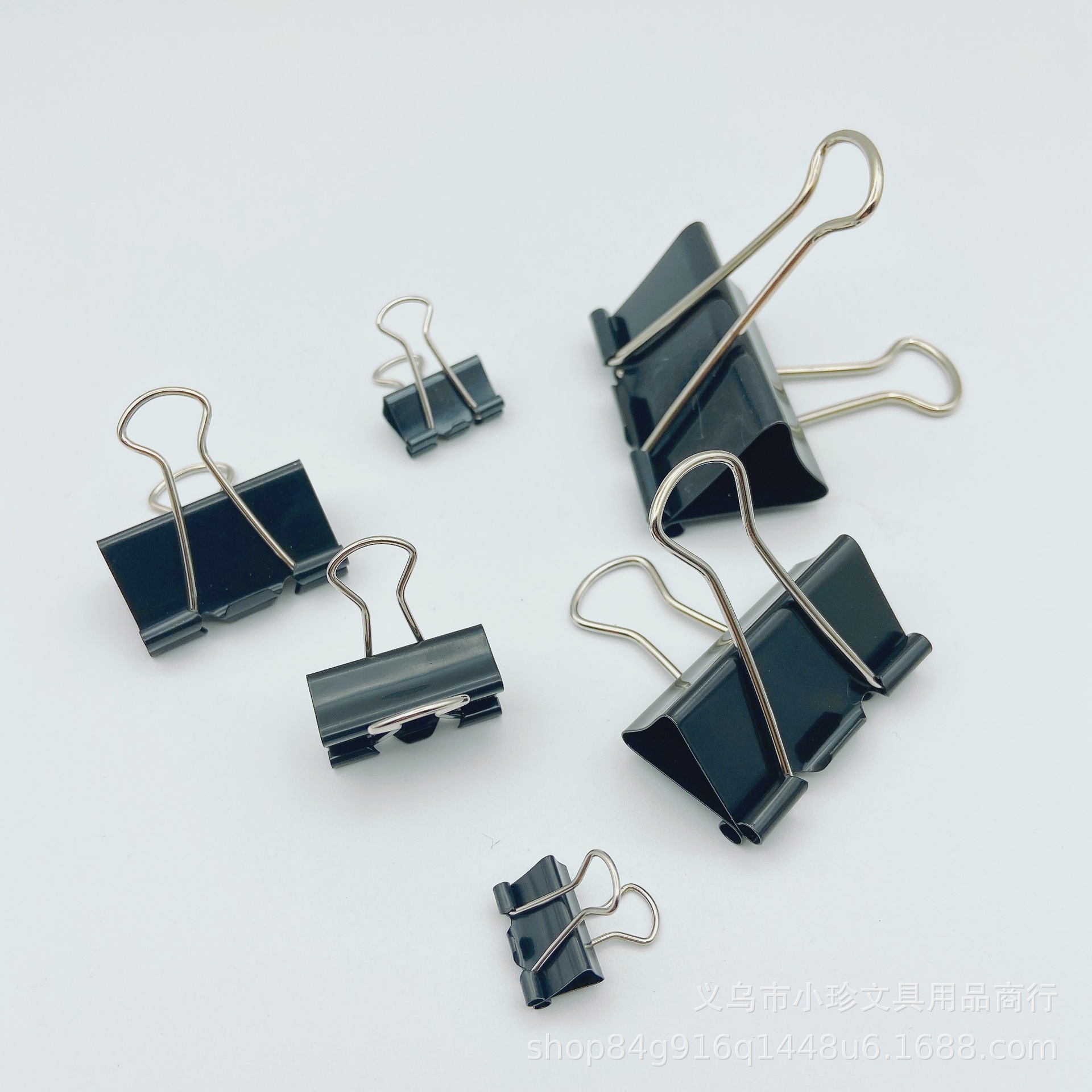 Black long tail clip dovetail clip metal clip folder ticket clip binding clip ticket clip 6 sizes