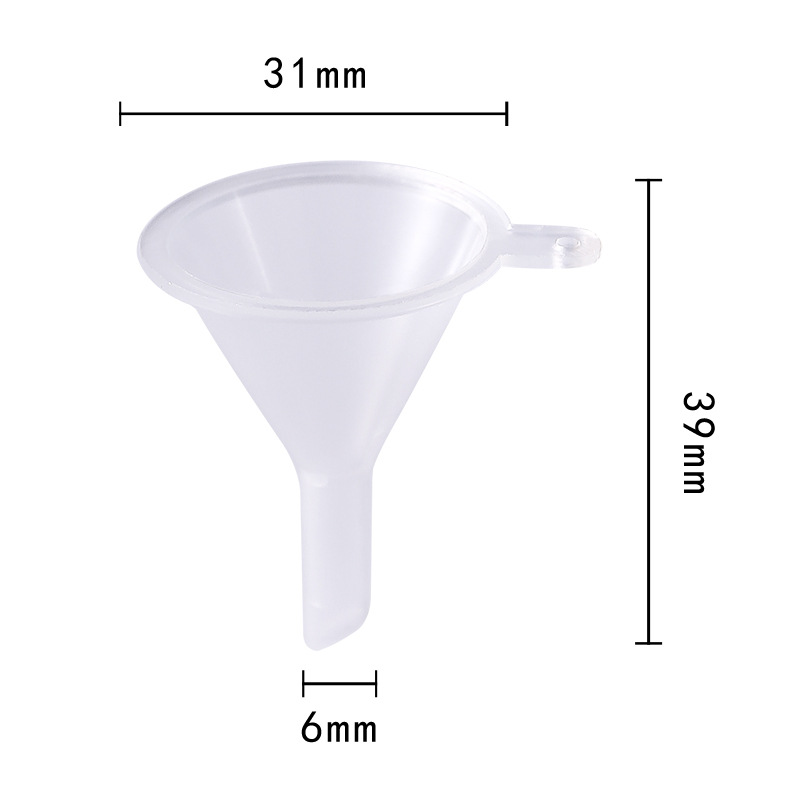 Small Funnel Dispensing Funnel Plastic Funnel Mini Small Funnel Cosmetics Dispensing Funnel Funnel Wholesale Customization
