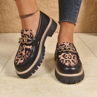 Туфли-лоферы 2025 нового весенне-осеннего сезона большого размера, повседневные замшевые туфли в британском стиле для женщин, толстый каблук