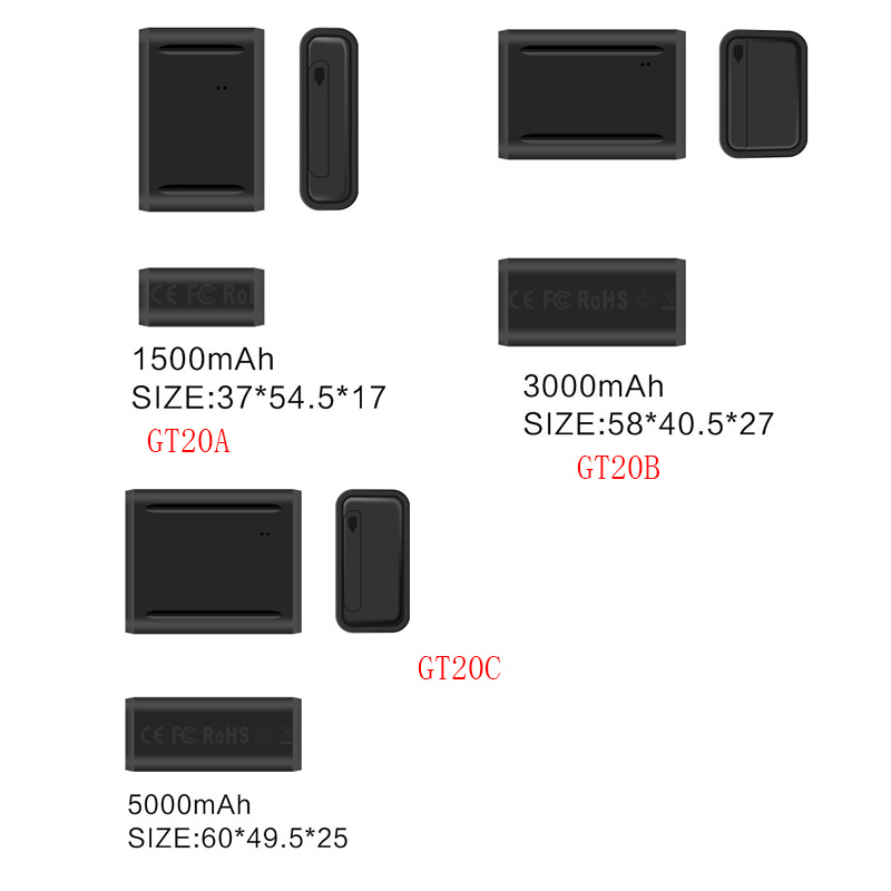 Gt20 Vehicle-Mounted Gps Tracker Strong Magnetic Installation-Free Truck Car Universal Vehicle-Mounted Gps Tracker