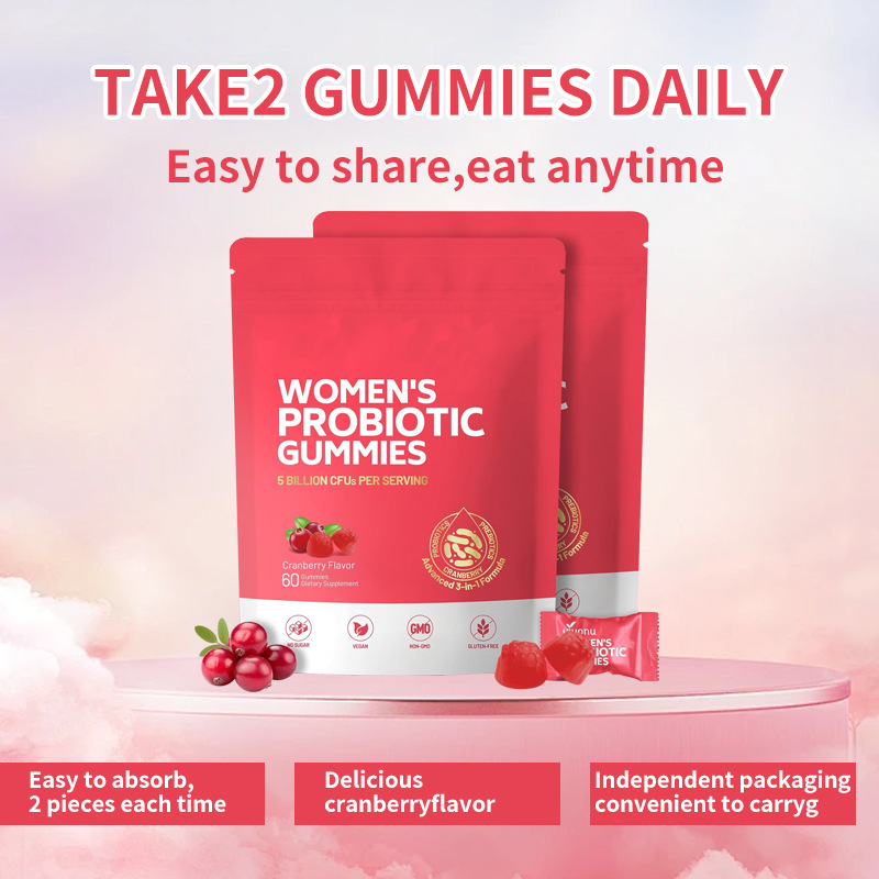 Spot Export Women's Probiotic Gummies Cranberry Gummies Cranberry Probiotic Gummies Source
