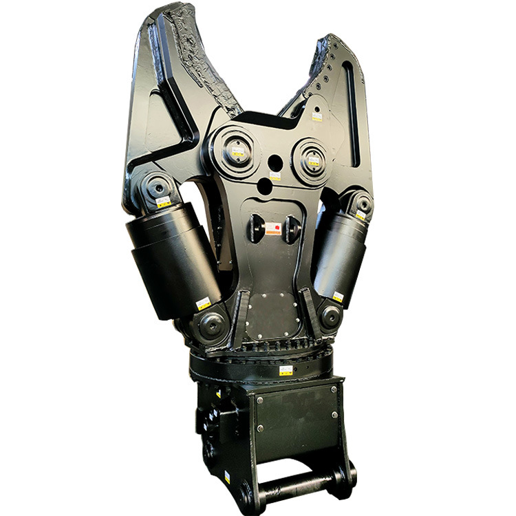 Excavator Modified Hydraulic Shears to Cut Steel Bars, 360-Degree Rotating Hydraulic Shears, Horizontal Bars and Parallel Bars Hydraulic Shears