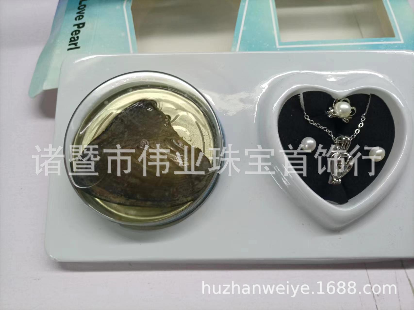 Pearl gift box canned one mussel one pearl mussel DIY pearl pendant gift box