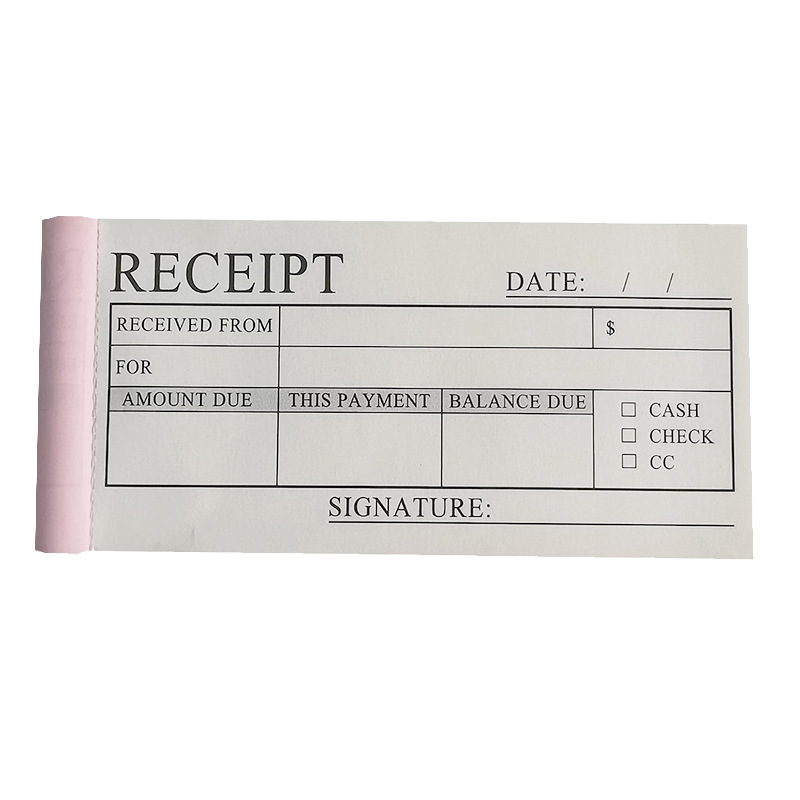Collection Receipt Single Column Bill Triple Two Collections Receipt 3 2 Payment Voucher Reimbursement Sheet Carbonless Paper