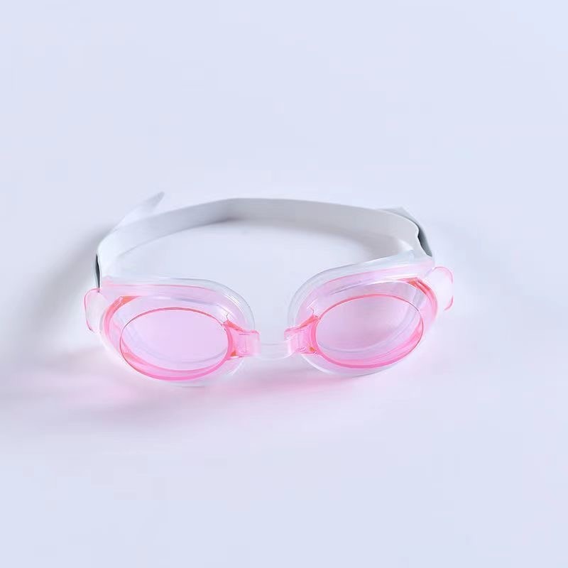 Factory direct foreign trade wholesale beginners use high-definition transparent swimming glasses blister packaging to send earplugs nose clip