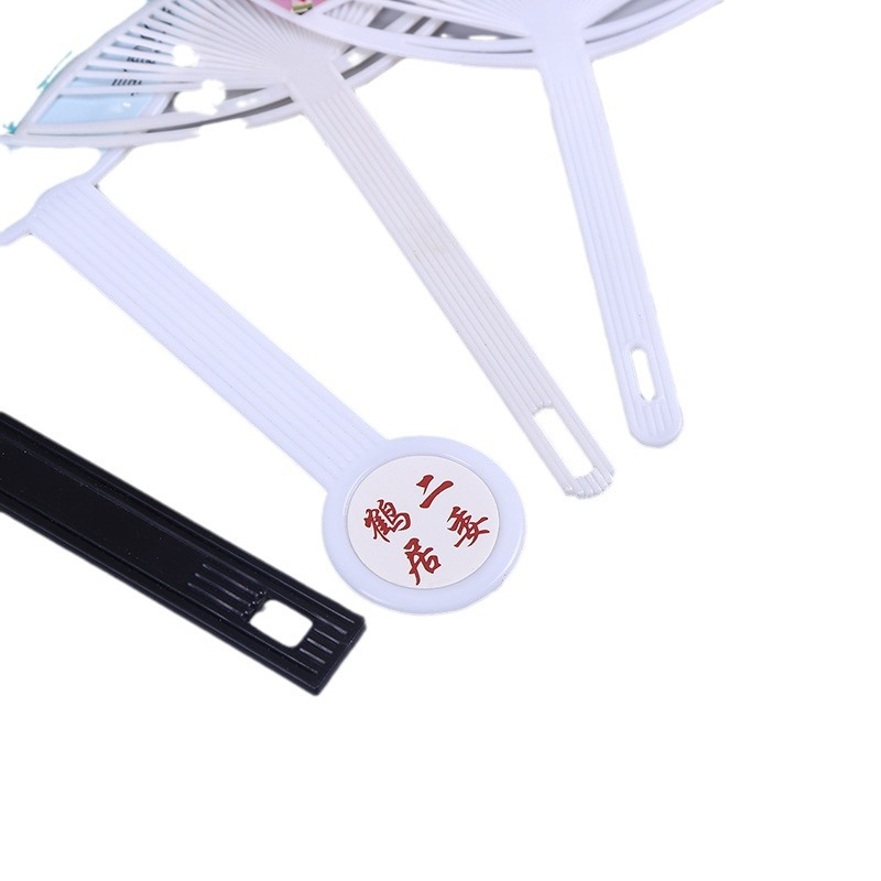 Manufacturer Customized Advertising Fan Enrollment Promotion Fan Cartoon Pp Plastic Fan Round Fan 30% off Customized Advertising Fan