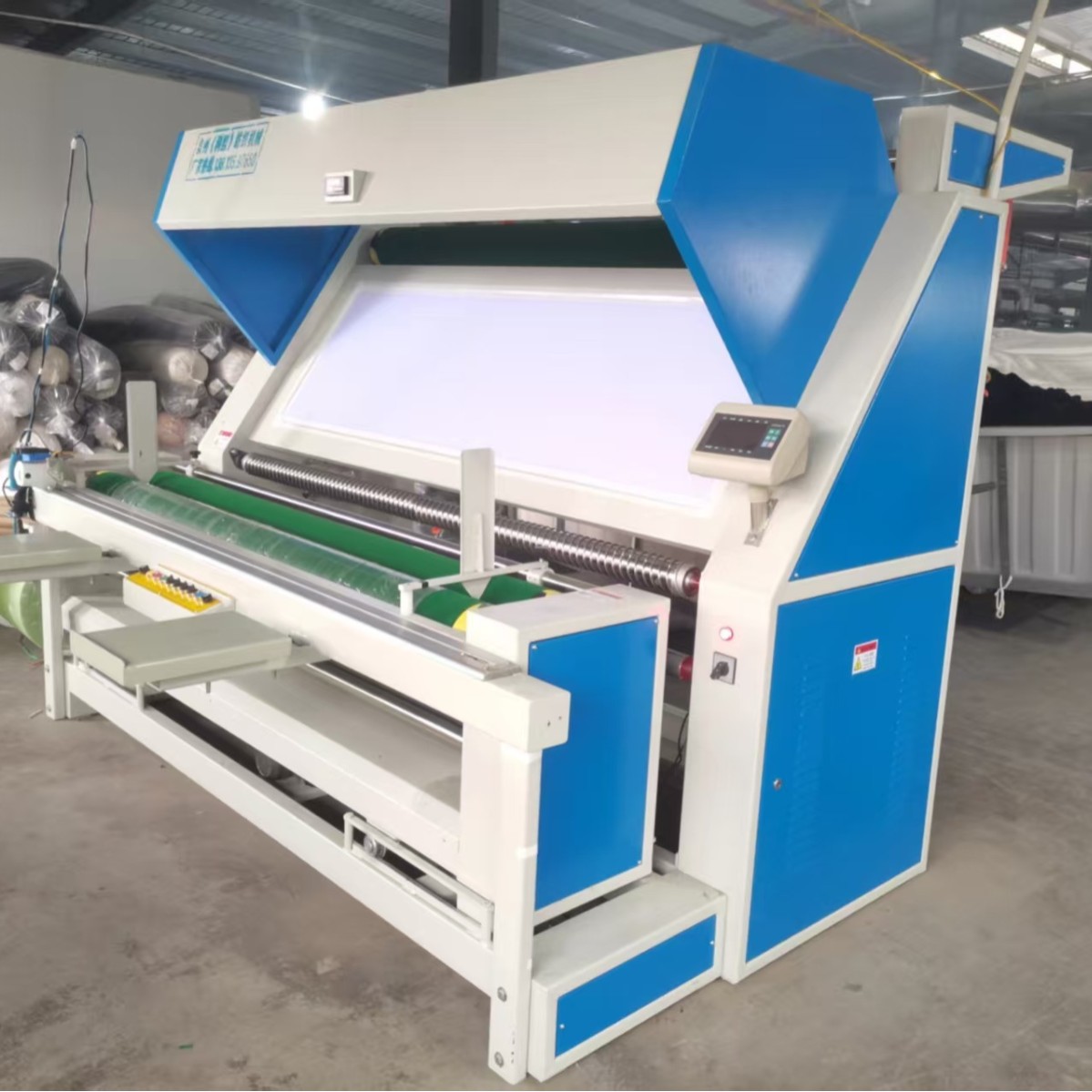 Fabric Inspection and Rolling Machine Manufacturer Direct Delivery, Dual-Purpose for Knitting and Weaving, Printing and Dyeing Factory Printing Composite Shoe Materials and Bags