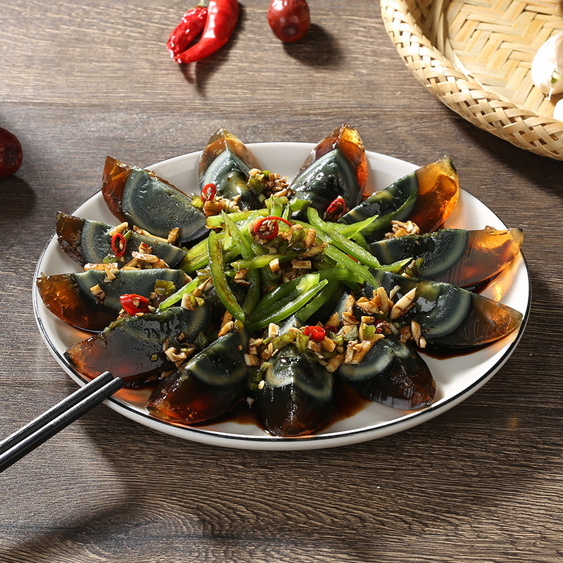 Weishan Lake Songhua egg sugar heart Songhua preserved egg full box instant food flow heart factory present duck egg changing duck egg salty heart