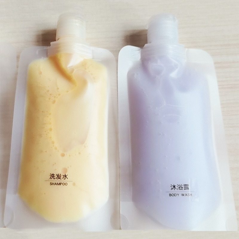 Portable Small Facial Cleanser for Business Trips, Disposable Refillable Bottles, Travel Cosmetics, Lotions, Shower Gels, Shampoo Refillable Bags