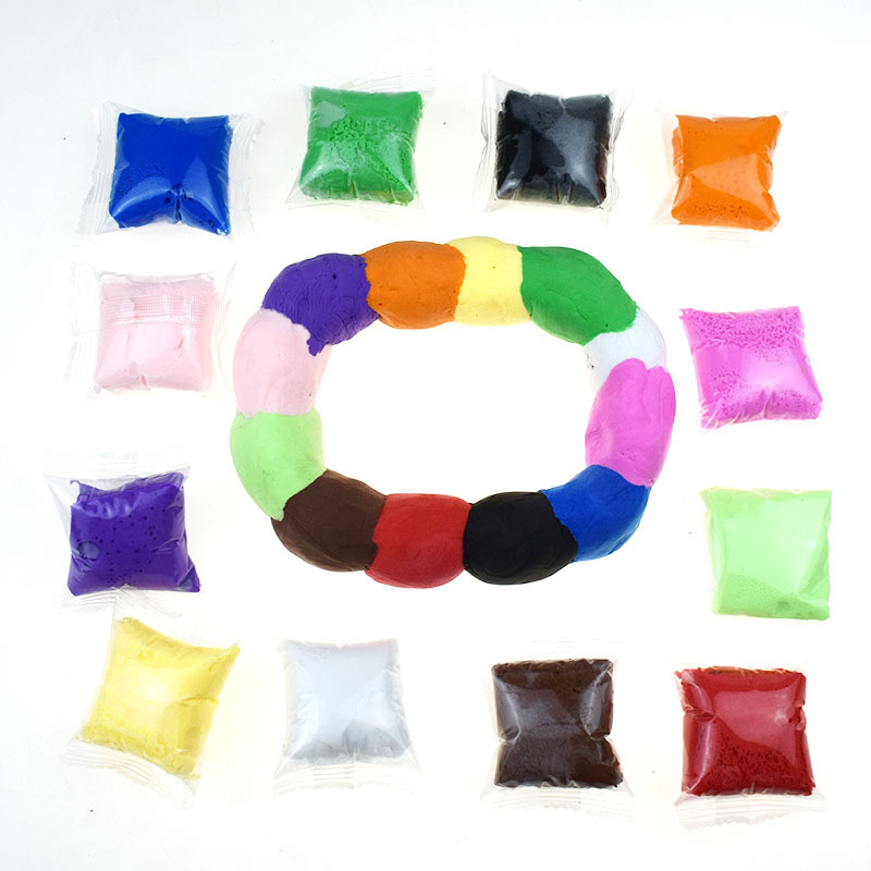 Clay Children's colored clay handmade DIY toy suit rubber light clay space clay factory wholesale