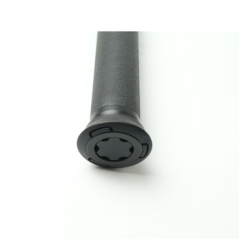 21inch New Pu Light Mechanical Stick Three-Section Heavy and Light Machine Retractable Telescopic Stick Vehicle-Mounted Self-Defense Protection Lightweight