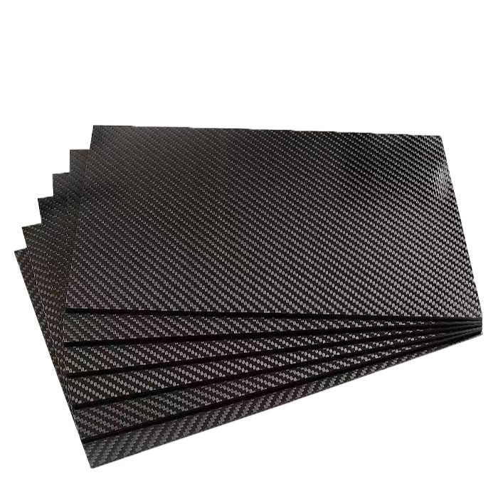 High-Strength Carbon Fiber Sheet Cutting and Processing Plain Weave Twill High-Temperature Resistant Composite Waterproof Material Manufacturer Wholesale