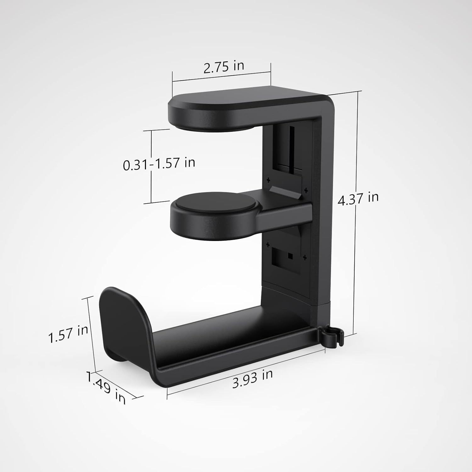 Private Mold Table Clip Hook Headset Ear Rack 360-degree Rotating Headset Bracket Hanger Storage Ear Rack