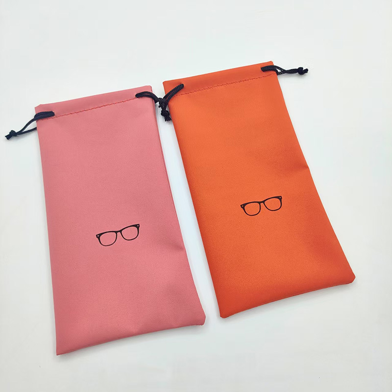 工厂现货卡通学生儿童拉绳便携束口袋墨镜袋子太阳镜收纳袋眼镜袋