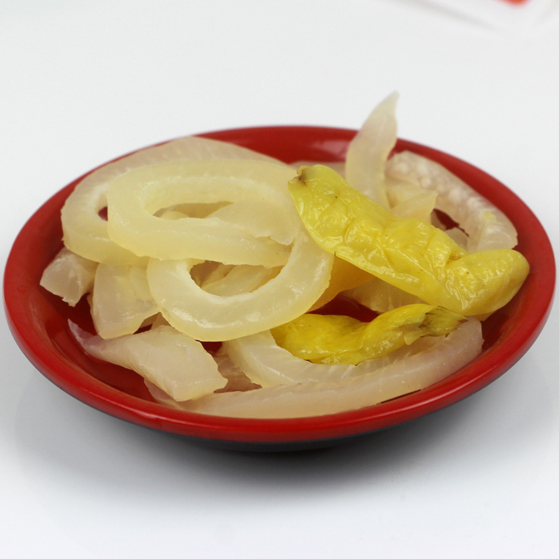 15g Yuqing Daughter-In-Law Sansho Pepper Pig Skin Pickled Pepper Pig Skin Crystal Hot and Sour Crystal Meat Skin Pork Chongqing Style Snack Food