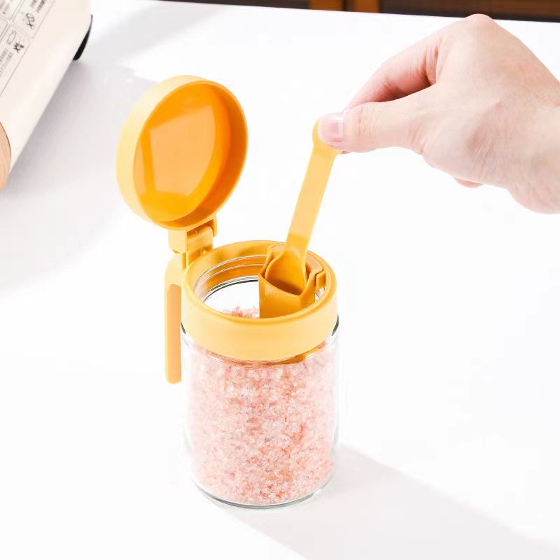 New Sealed Seasoning Box Kitchen Household Moisture-Proof Multi-Functional Storage Box Chicken Essence Seasoning Bottle Jar Salt Jar