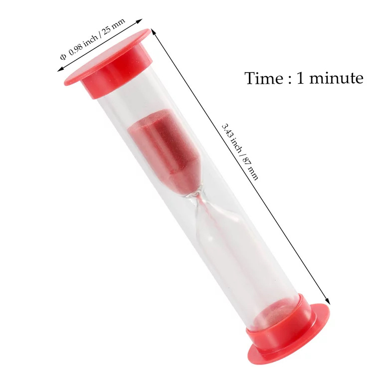 Hourglass Timer Drop-resistant Children's Plastic Hourglass Set Combination Creative Timer Home Decoration Accessories Logo