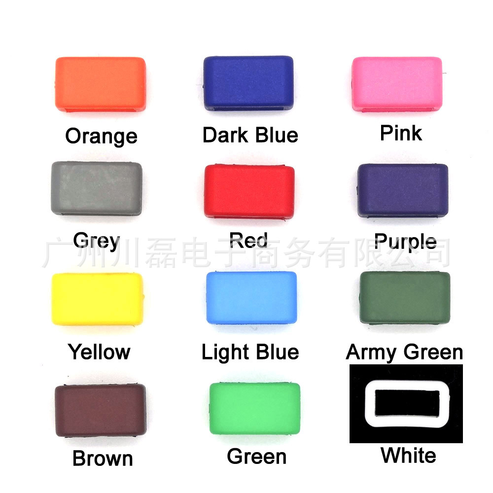 10mm Color Square Buckle Buckle Buckle Ribbon Collar Adjustable Buckle Pet Chain Buckle Bag Accessories