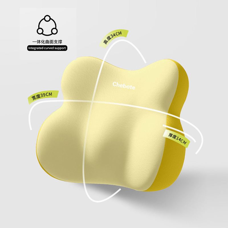 Cross-border car headrest waist support driver sedentary waist support cushion car neck pillow driving waist protection artifact