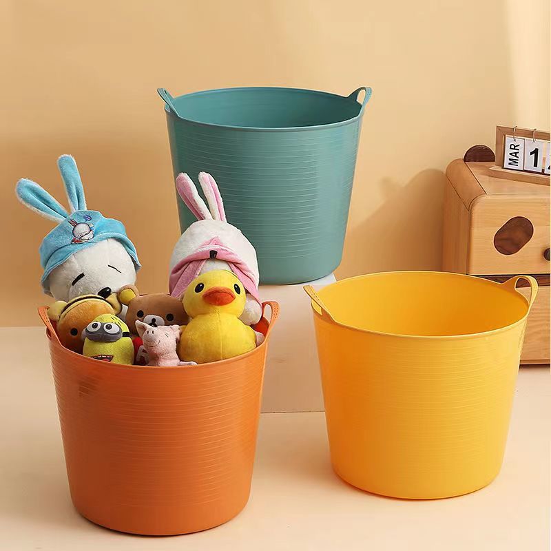 Factory direct baby bath bucket plastic children Bath bucket multifunctional storage bucket thickened plastic bath bucket
