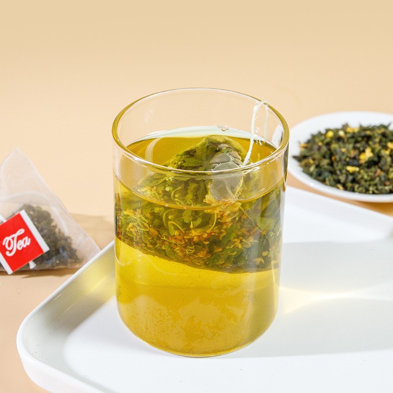 Bozhou Health Tea Factory Osmanthus Oolong Tea Flower Tea Health Tea Bags Individually Packaged Cold Brew Tea Wholesale Delivery