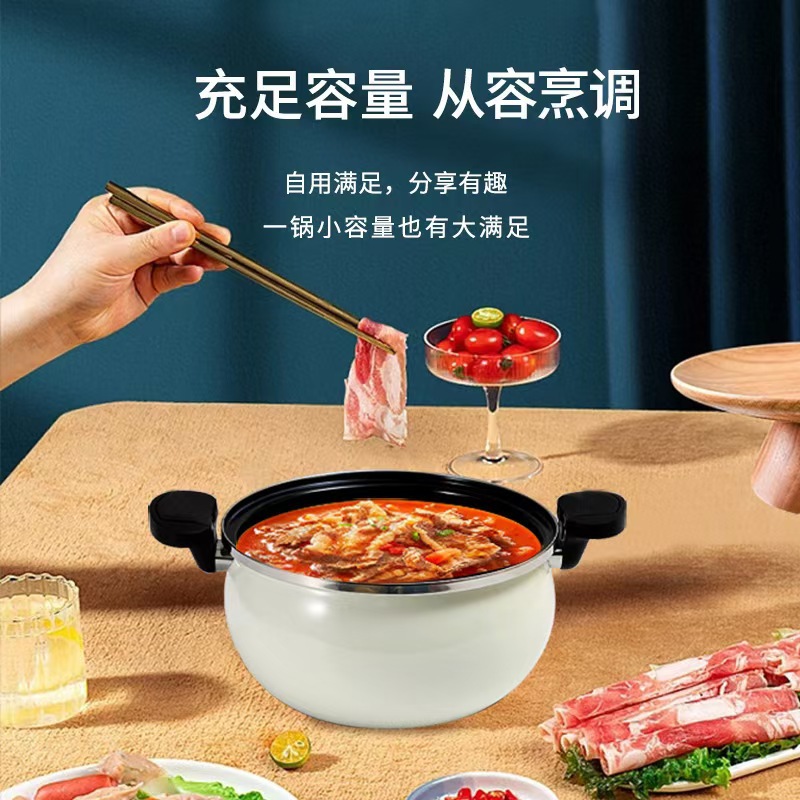 Yangzi Fat Dun Dun Micro Pressure Cooker 8L White Multifunctional Household Maifan Stone Non-Stick Pot for Soup Making Micro Pressure Cooker