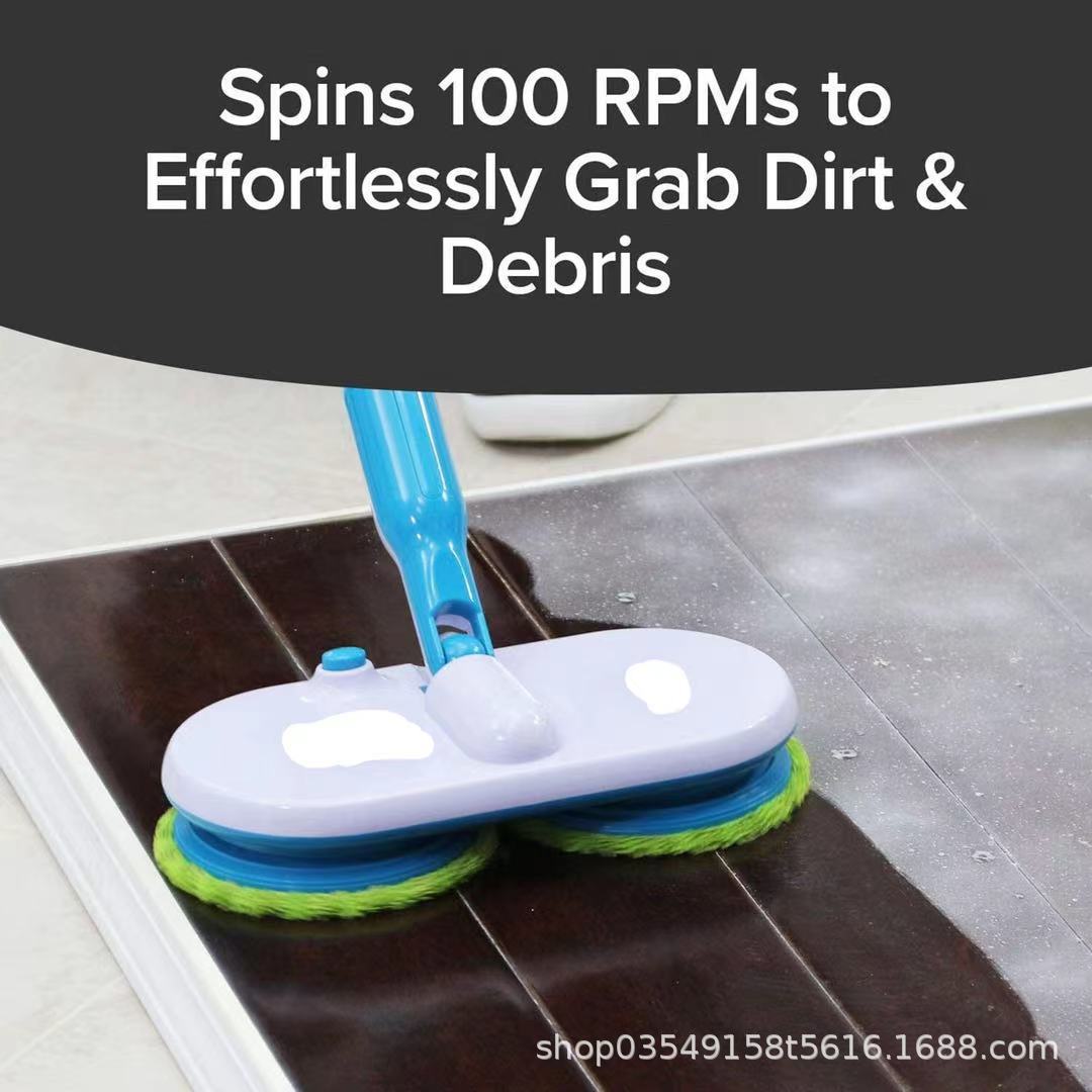 New Electric Wireless Flat Mop, Hand-Washable, Wet and Dry Household One-Mop Cleaner