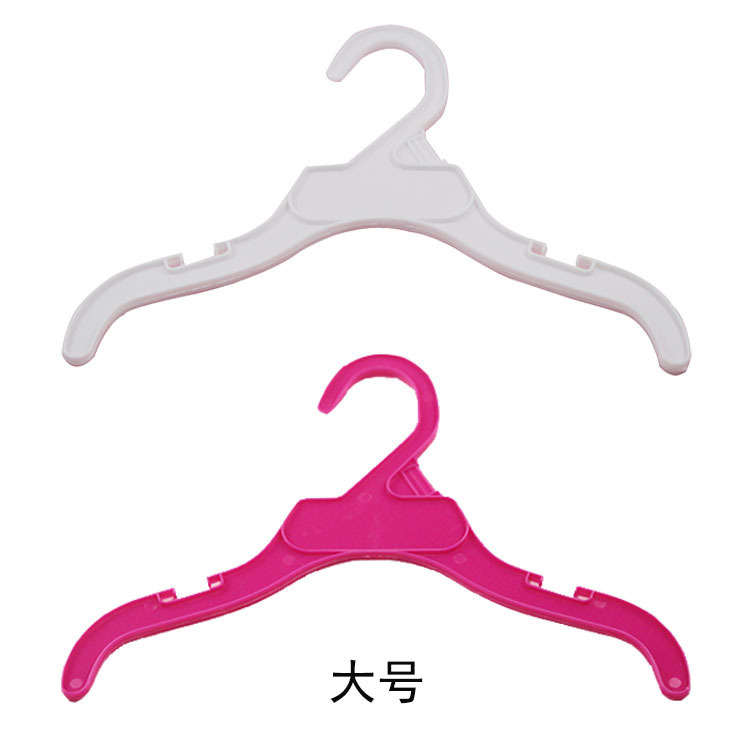 Factory Direct Sales Dog Cat Pet Plastic Clothes Rack Rose Red Children's Small Clothes Hanger Wholesale Cute