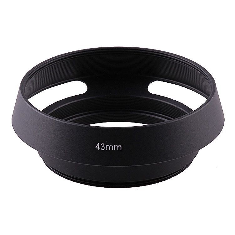 Metal Cut Out Black Hood 37 39 40.5 43 46 49 52 55 58 62 67 72 77mm