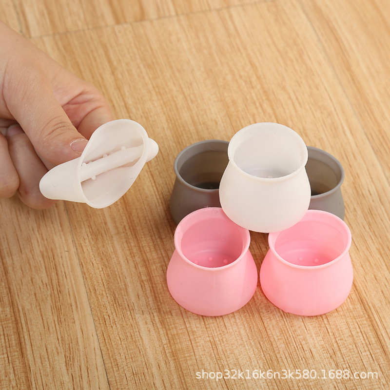 Silicone Table and Chair Foot Protective Cover Silent Wear-Resistant and Scratch-Resistant Table and Chair Foot Pads Table and Chair Foot Sofa Anti-Slip Artifact