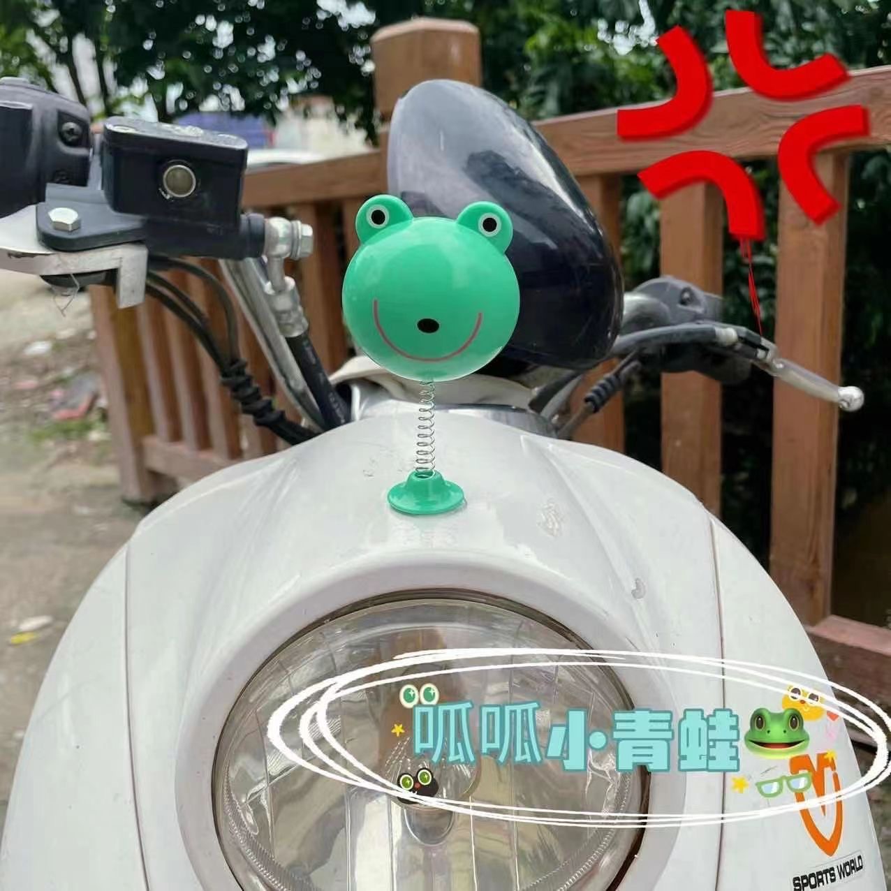 Electric Vehicle Motorcycle Rocker Helmet Decoration Female Strawberry Bear Cute Stylish High-Value Accessories Wholesale Riding