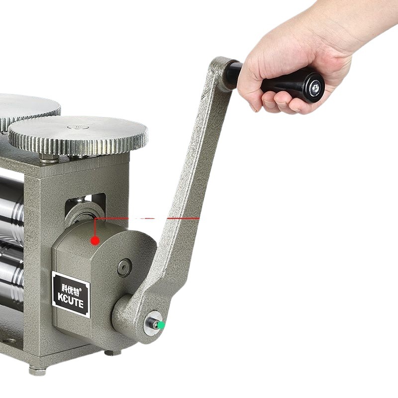 Jewelry Press Machine, Hand-Operated Press Machine, Small Gold and Silver Tire Bracelet Processing, Round Press, Square Wire Goldsmith Tool