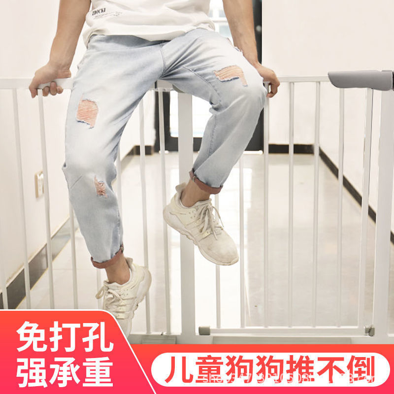 Children's Safety Gate, Pet Indoor Fence, Stairway, Punch-Free Safety Protection Gate, Kidsren's Guardrail