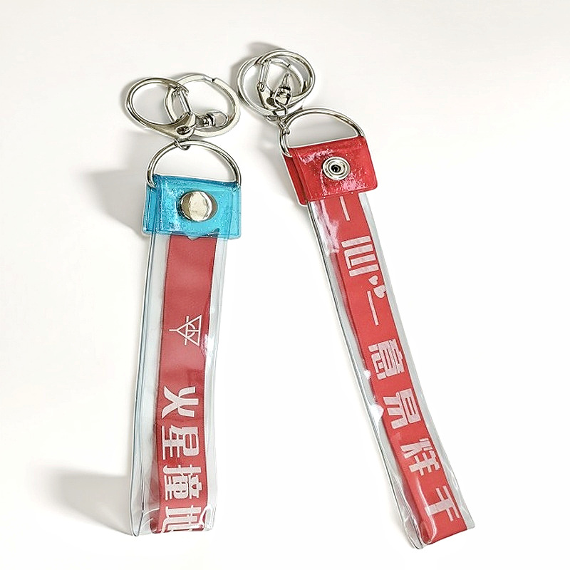 PVC Concert Ribbon Storage Set Fans Should Aid Stars Peripheral Bag Pendant Pain Bag Keychain Protective Cover