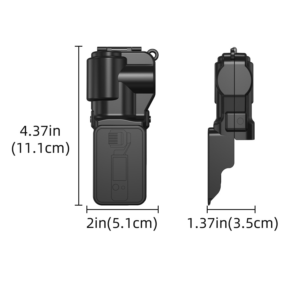 Suitable for Dji Osmo Pocket 3 Protective Cover Dust Cover Storage Shell Lens Screen Protective Cover Accessories