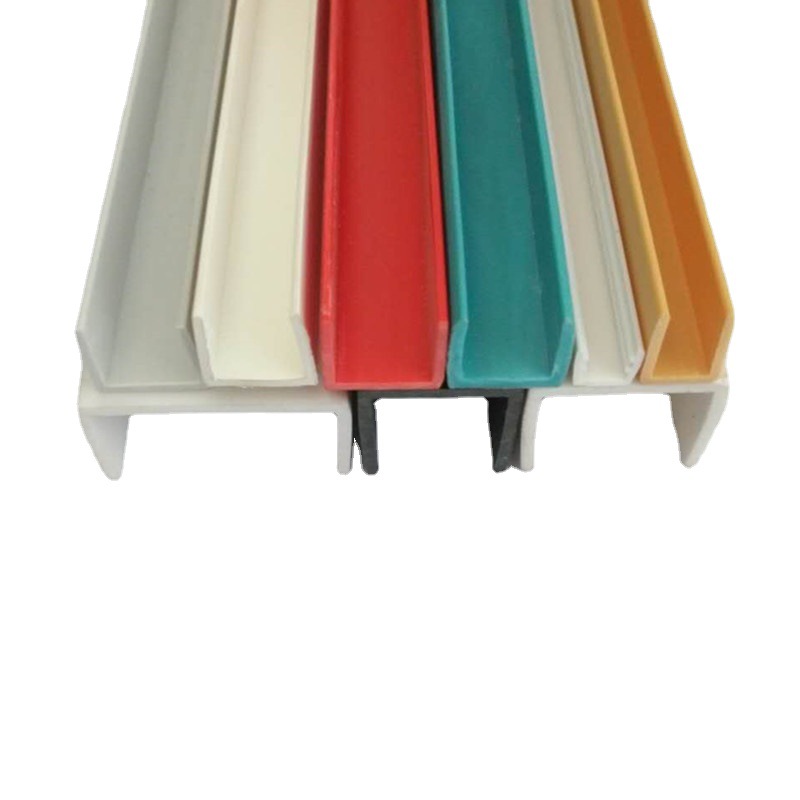 Factory supply PVC plastic strip U-shaped 13mm edging strip furniture decoration line groove strip profile card strip wholesale