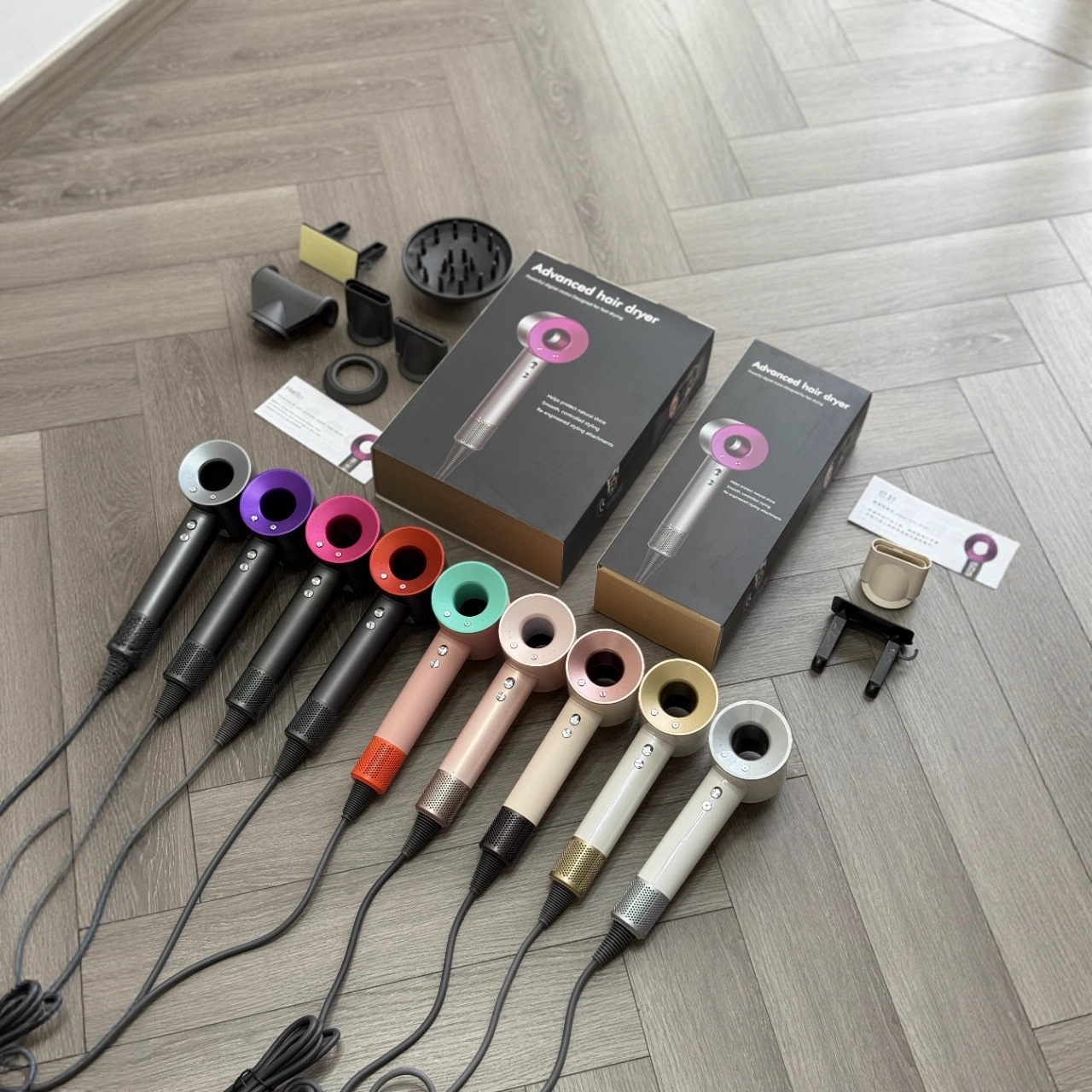 Huqiangbei Wind Power Hair Dryer Negative Ion Hair Care High-Power Quick-Drying Hair Dryer of the Same Model as Mosen