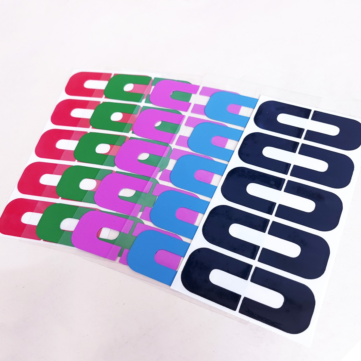 Наклейки против перелива лака для ногтей U-образные наклейки против перелива клея оптовая продажа