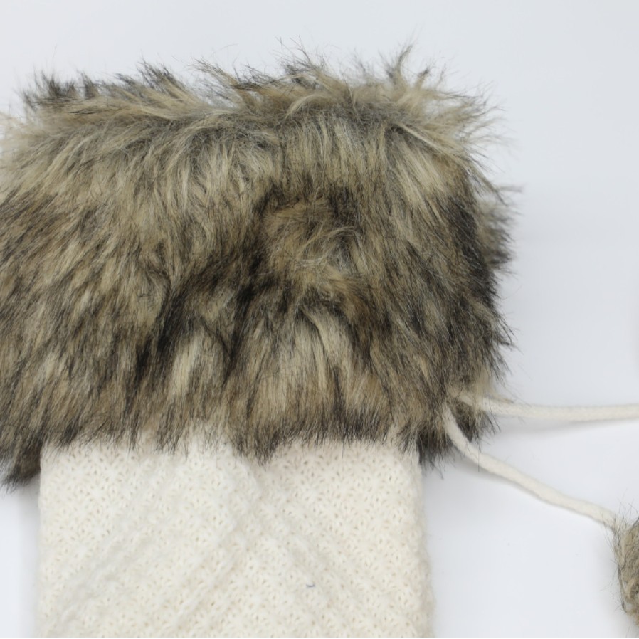 Christmas Style Sock Cover Plush Thermal Sock Cover