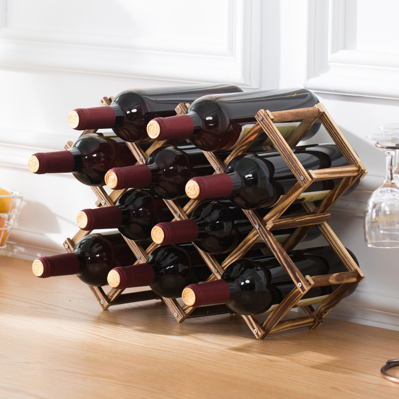 Wine Rack wooden display rack living room wine cabinet Vintage Creative wine rack wine rack
