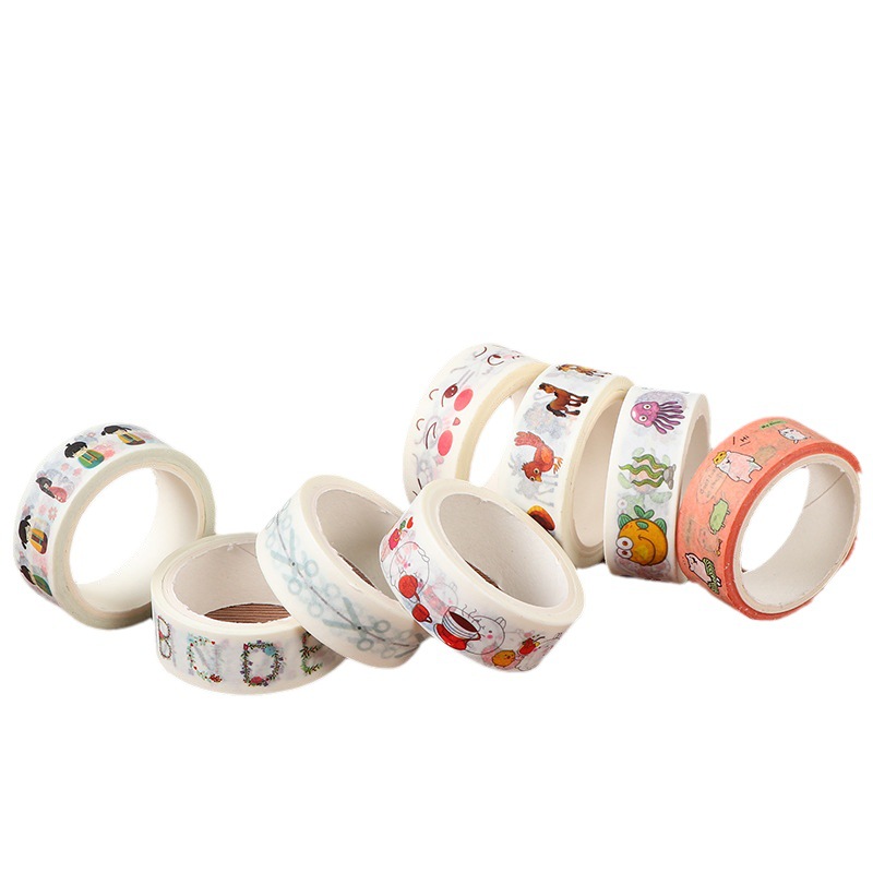 Cartoon character hand account sticker tape community peripheral creative printing and paper tape wholesale
