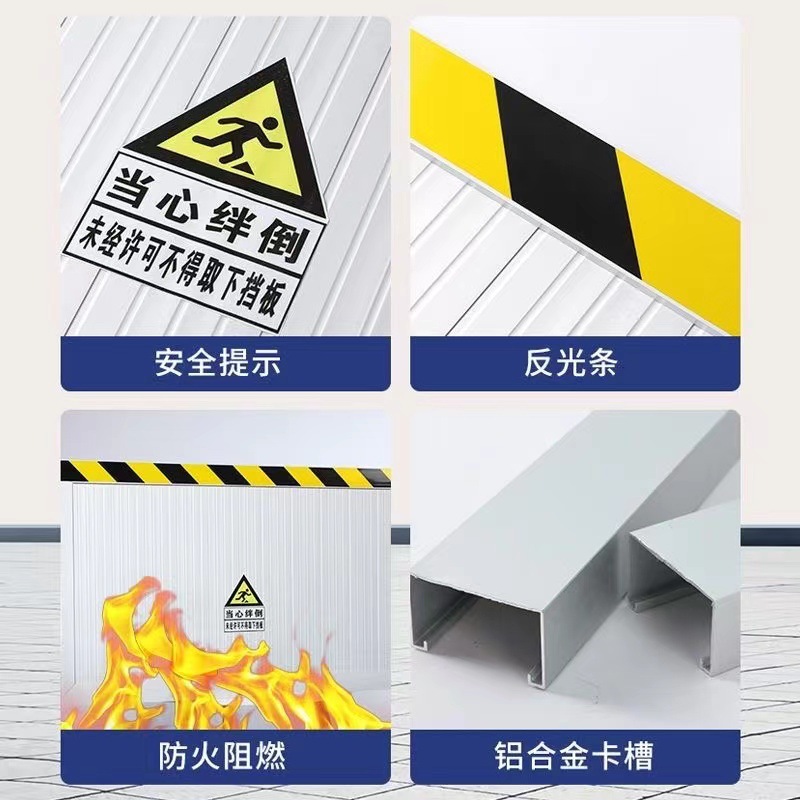 Aluminum Alloy Rat Barrier, Rat-Proof Board for Distribution Rooms, Stainless Steel Warehouse Rat Barrier, Flood Prevention and Water Barrier, Commercial Heightened Version