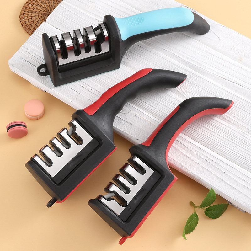 Quick Knife Sharpener Wholesale Household Knife Sharpening Artifact Handheld Multi-Functional Grinding Scissors Tool Kitchen New Whetstone