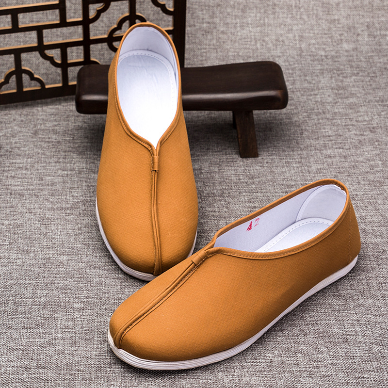 Buddhist Buddhist monk shoes Chinese antique handmade lasagna old Beijing comfortable breathable summer cloth shoes